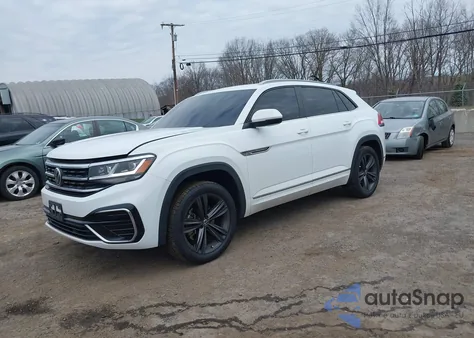 2021 Volkswagen Atlas Cross Sport 3.6L V6 Se W/Technology R-Line z USA, uszkodzony, nr VIN 1V2RE2CA2MC205086
